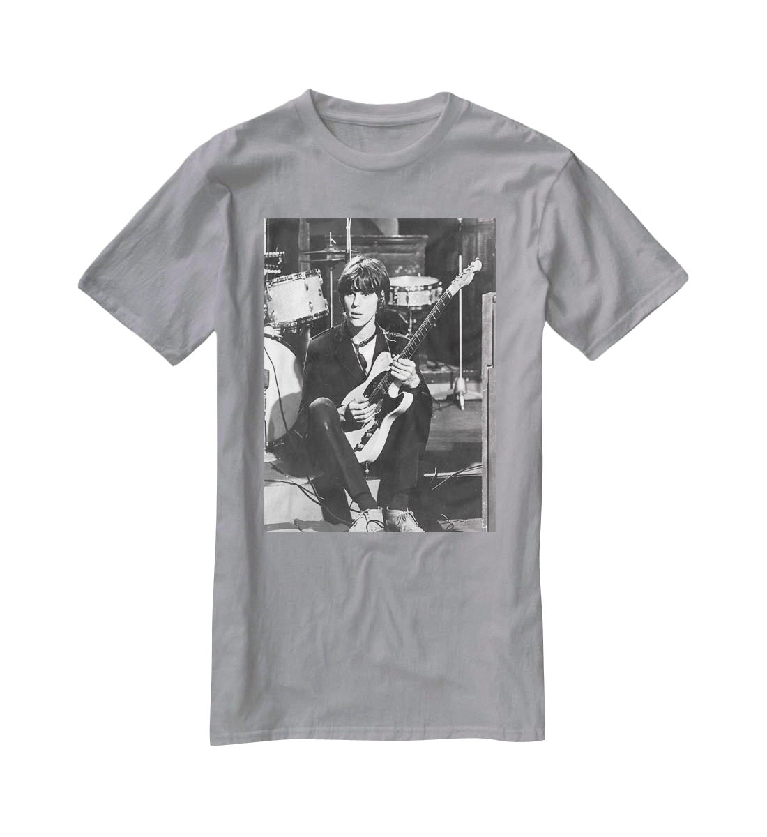 Jeff Beck in 1967 T-Shirt - Canvas Art Rocks - 3