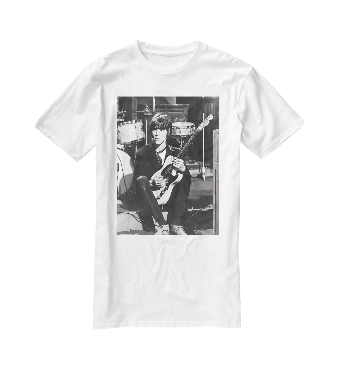 Jeff Beck in 1967 T-Shirt - Canvas Art Rocks - 5
