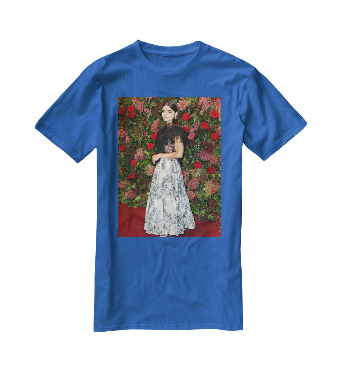 Jenna Coleman on the red carpet T-Shirt - Canvas Art Rocks - 2