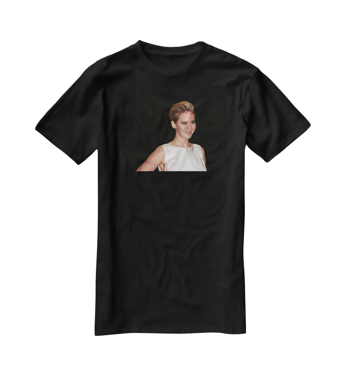 Jennifer Lawrence T-Shirt - Canvas Art Rocks - 1