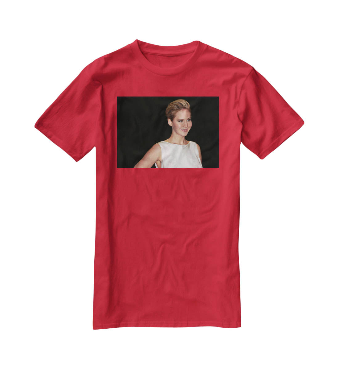 Jennifer Lawrence T-Shirt - Canvas Art Rocks - 4