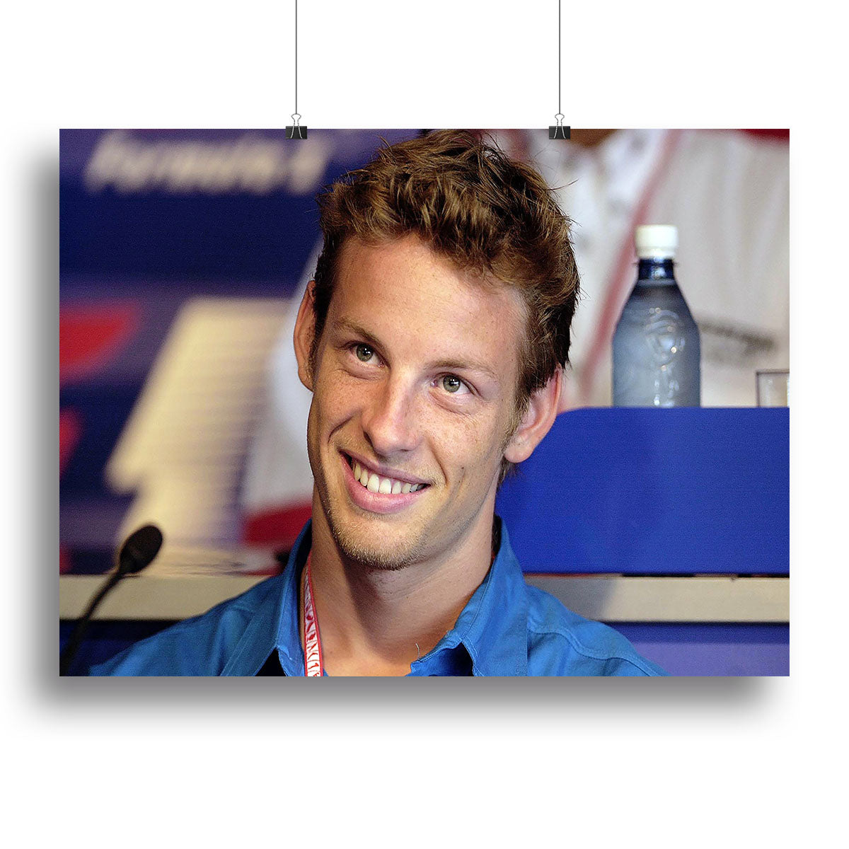 Jenson Button in 2001 Canvas Print or Poster - Canvas Art Rocks - 2