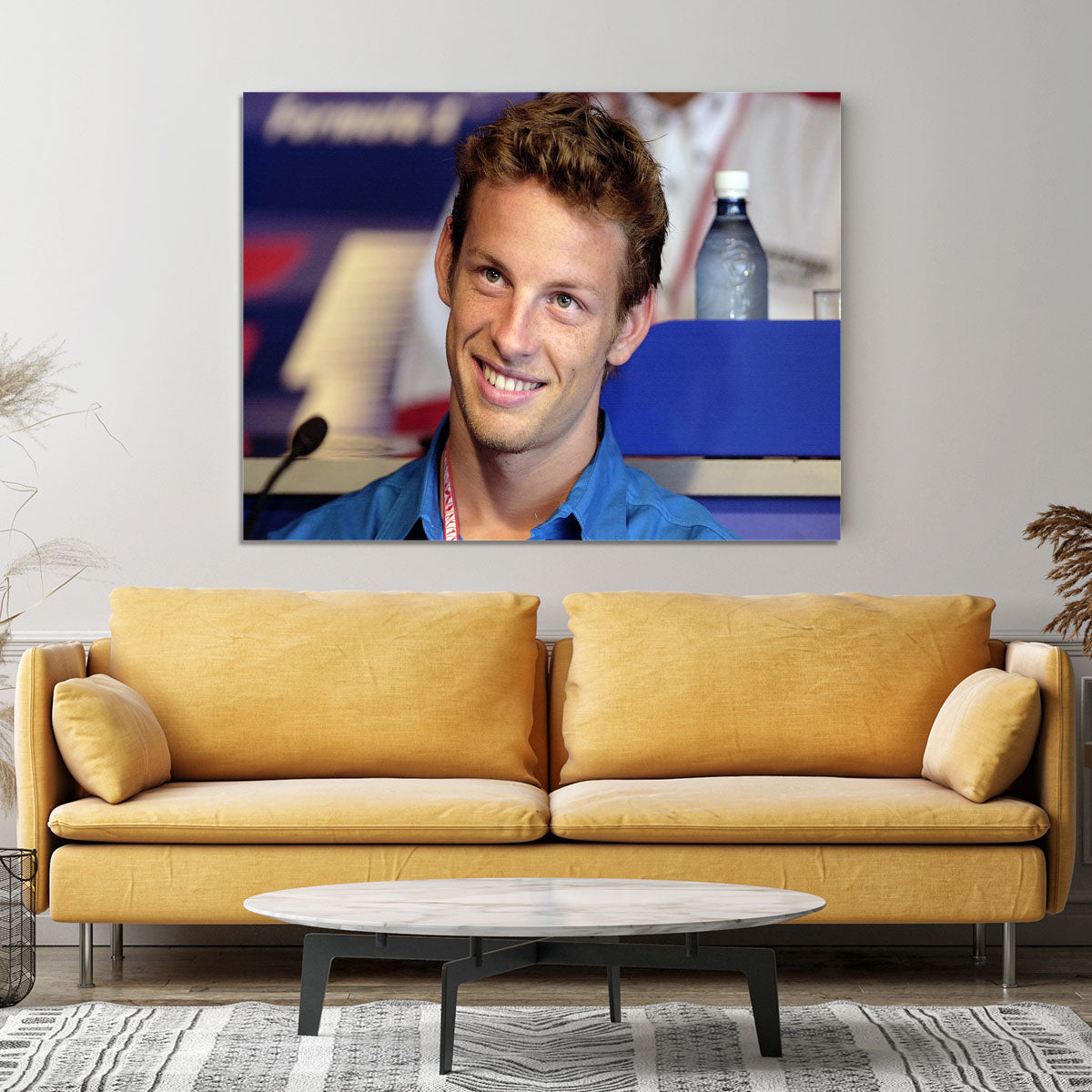 Jenson Button in 2001 Canvas Print or Poster - Canvas Art Rocks - 4