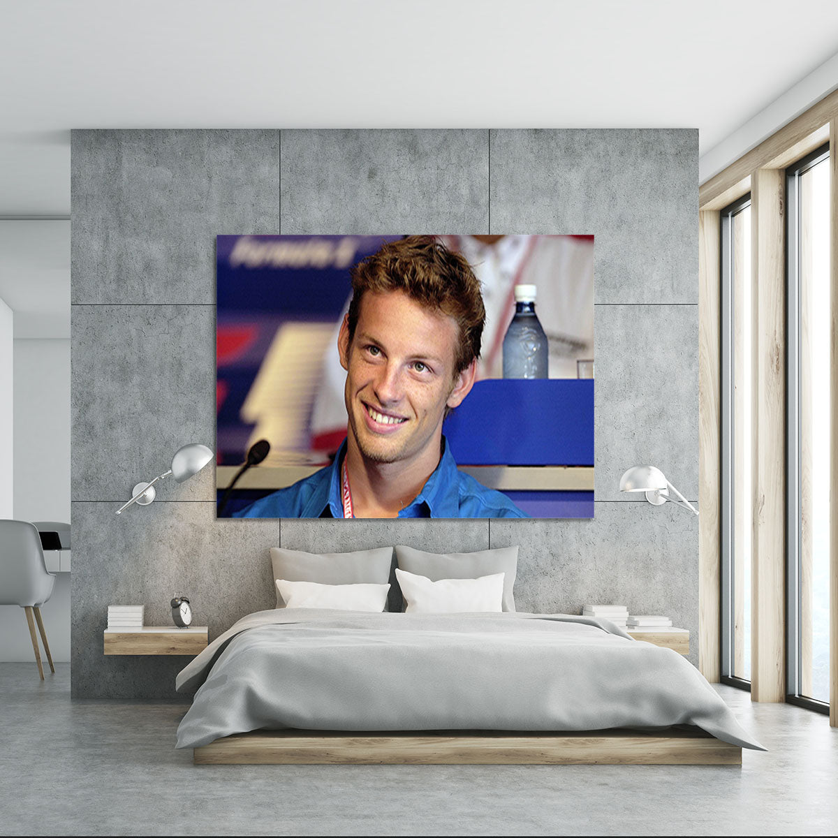 Jenson Button in 2001 Canvas Print or Poster - Canvas Art Rocks - 5