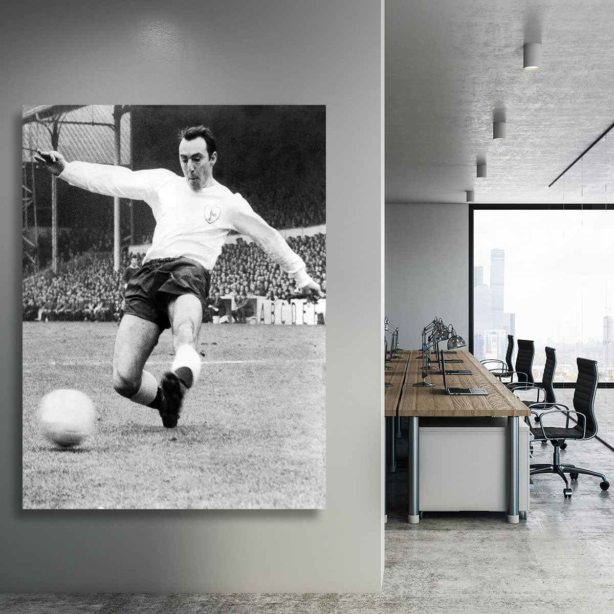 Jimmy Greaves 1966 Canvas Print or Poster - Canvas Art Rocks - 3