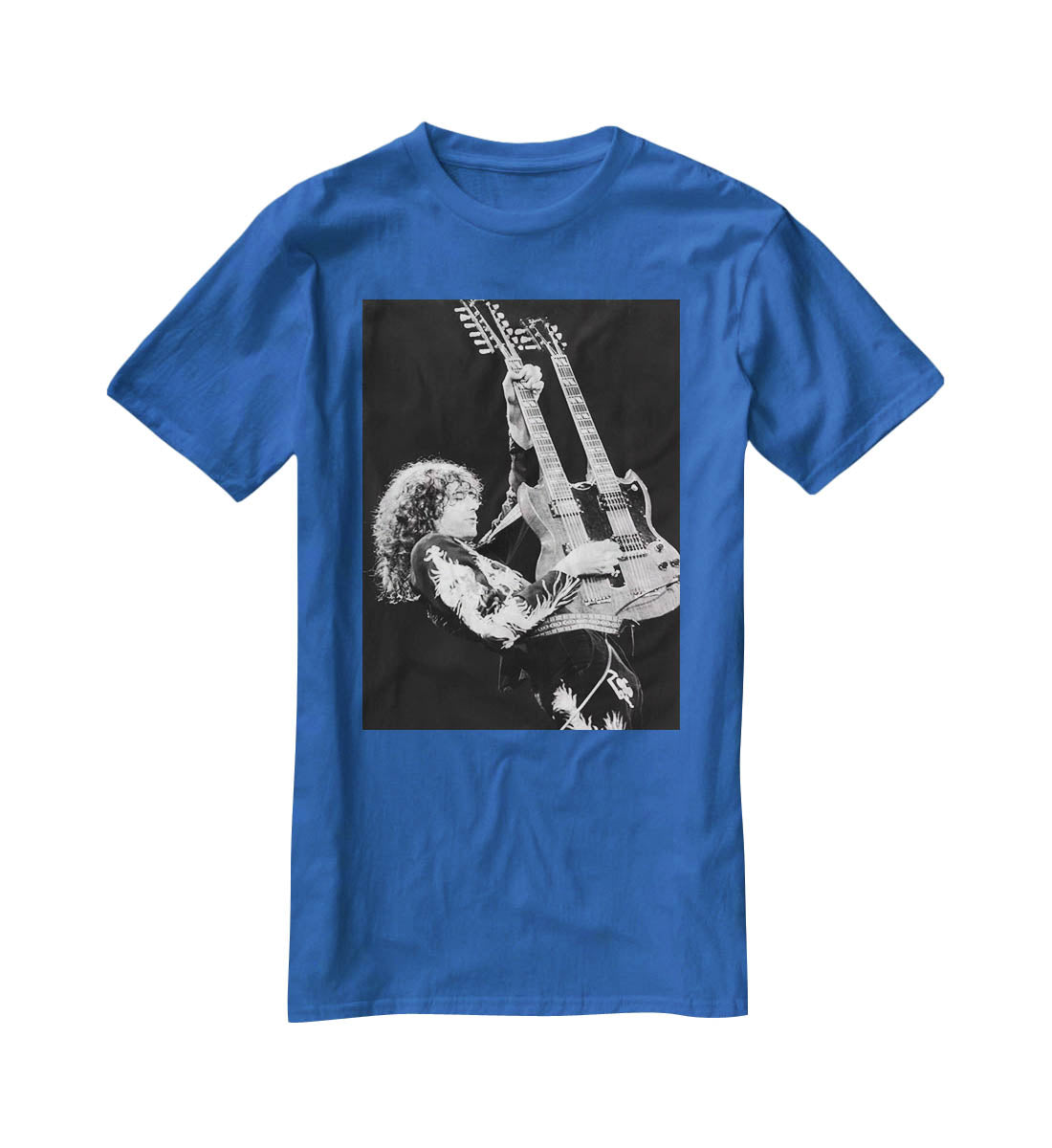 Jimmy Page of Led Zeppelin T-Shirt - Canvas Art Rocks - 2