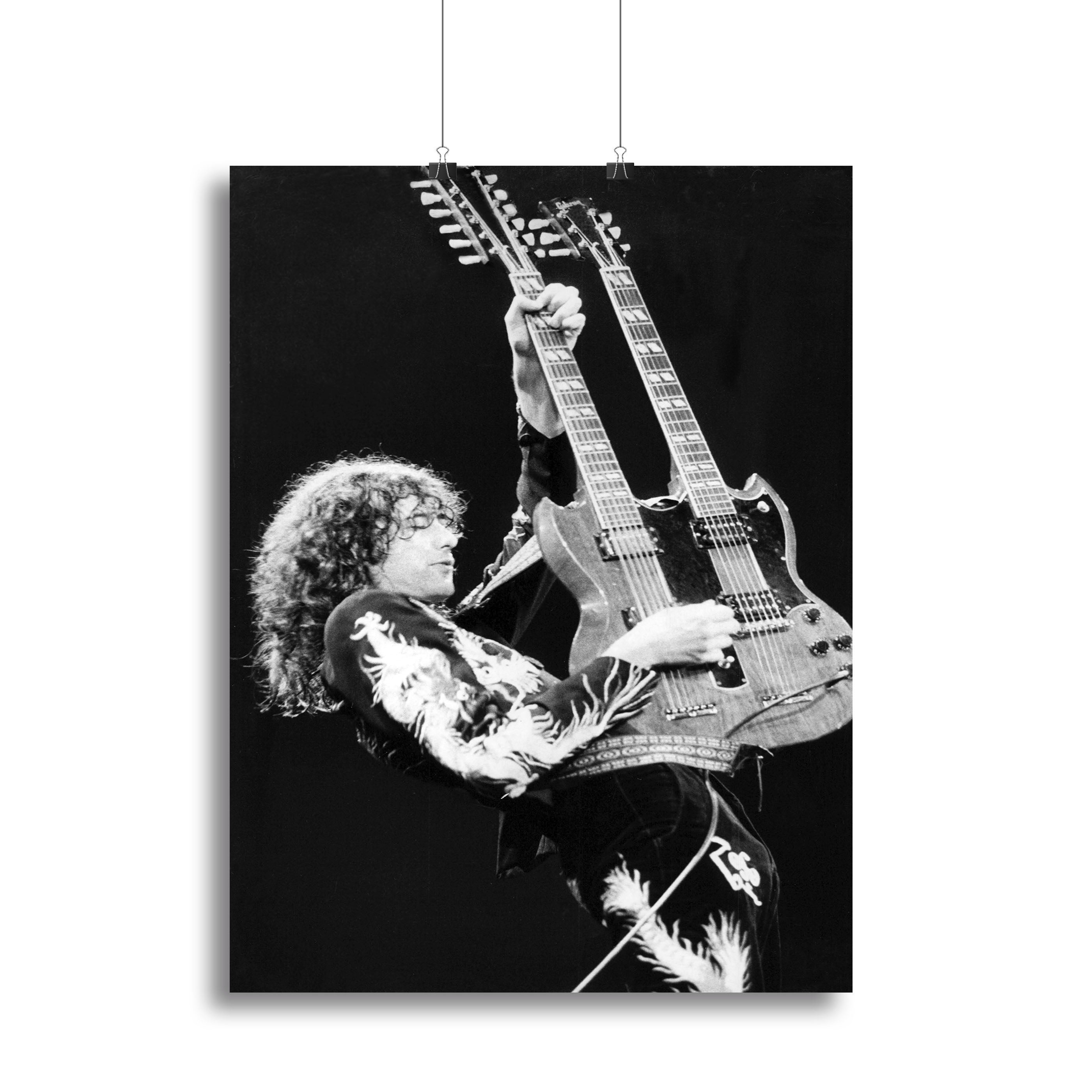 Jimmy Page of Led Zeppelin Canvas Print or Poster Canvas Art Rocks