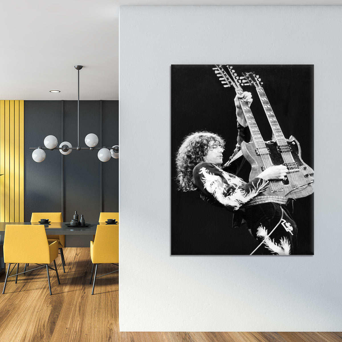 Jimmy Page of Led Zeppelin Canvas Print or Poster - Canvas Art Rocks - 4