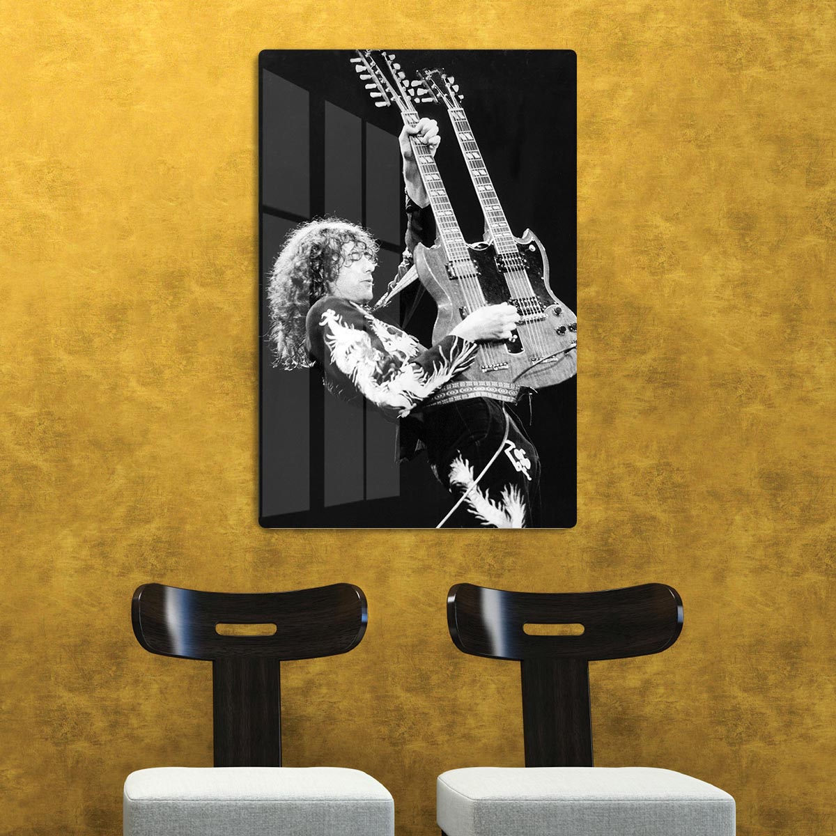 Jimmy Page of Led Zeppelin HD Metal Print