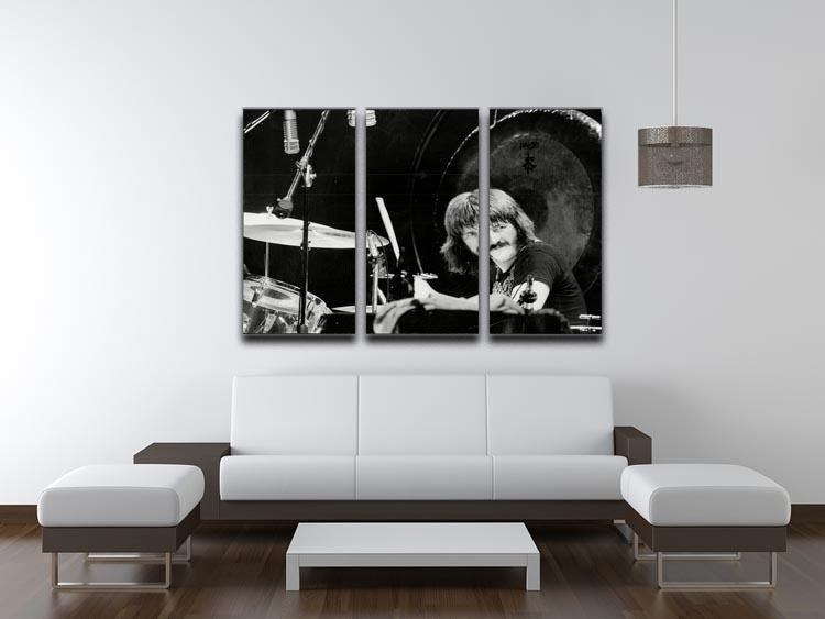 John Bonham Led Zeppelin 3 Split Panel Canvas Print - Canvas Art Rocks - 3