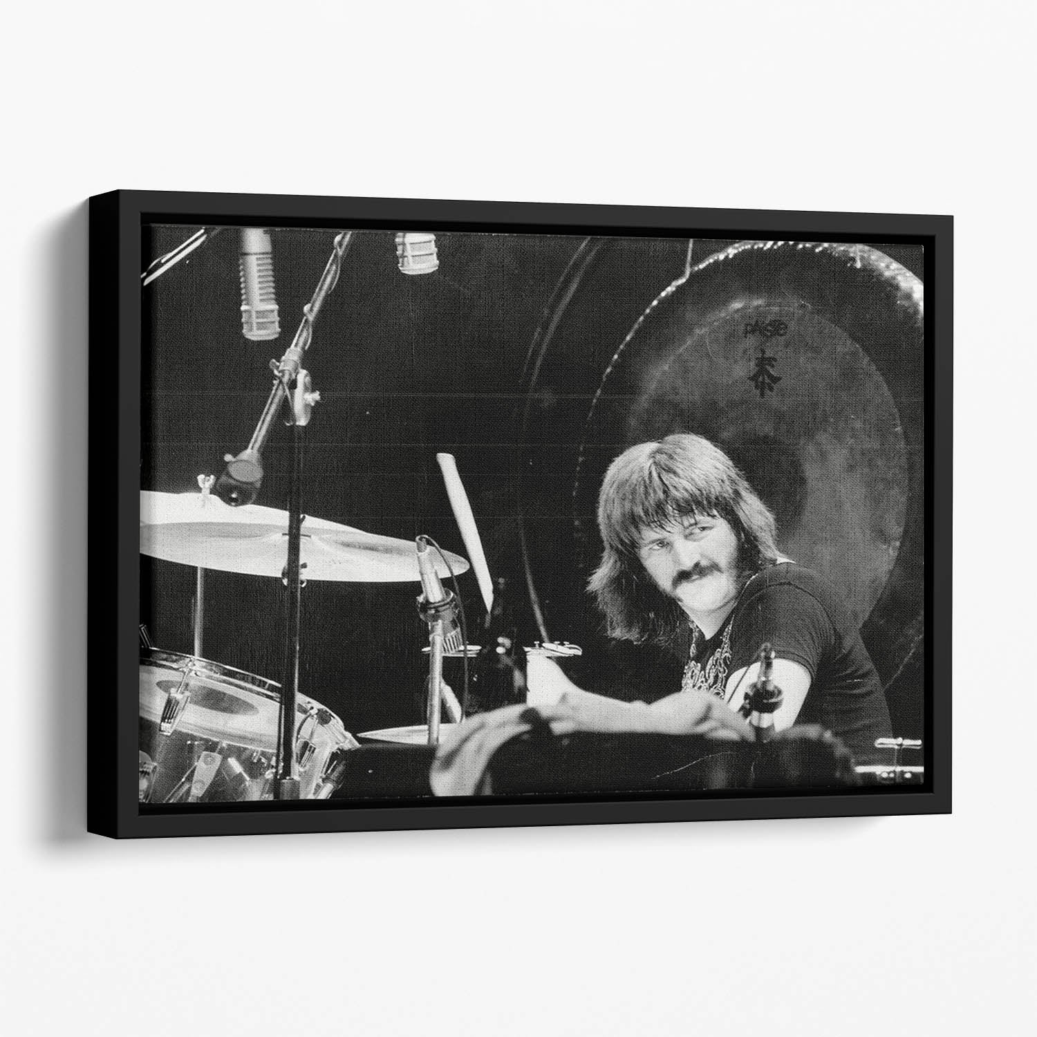 John Bonham Led Zeppelin Floating Framed Canvas
