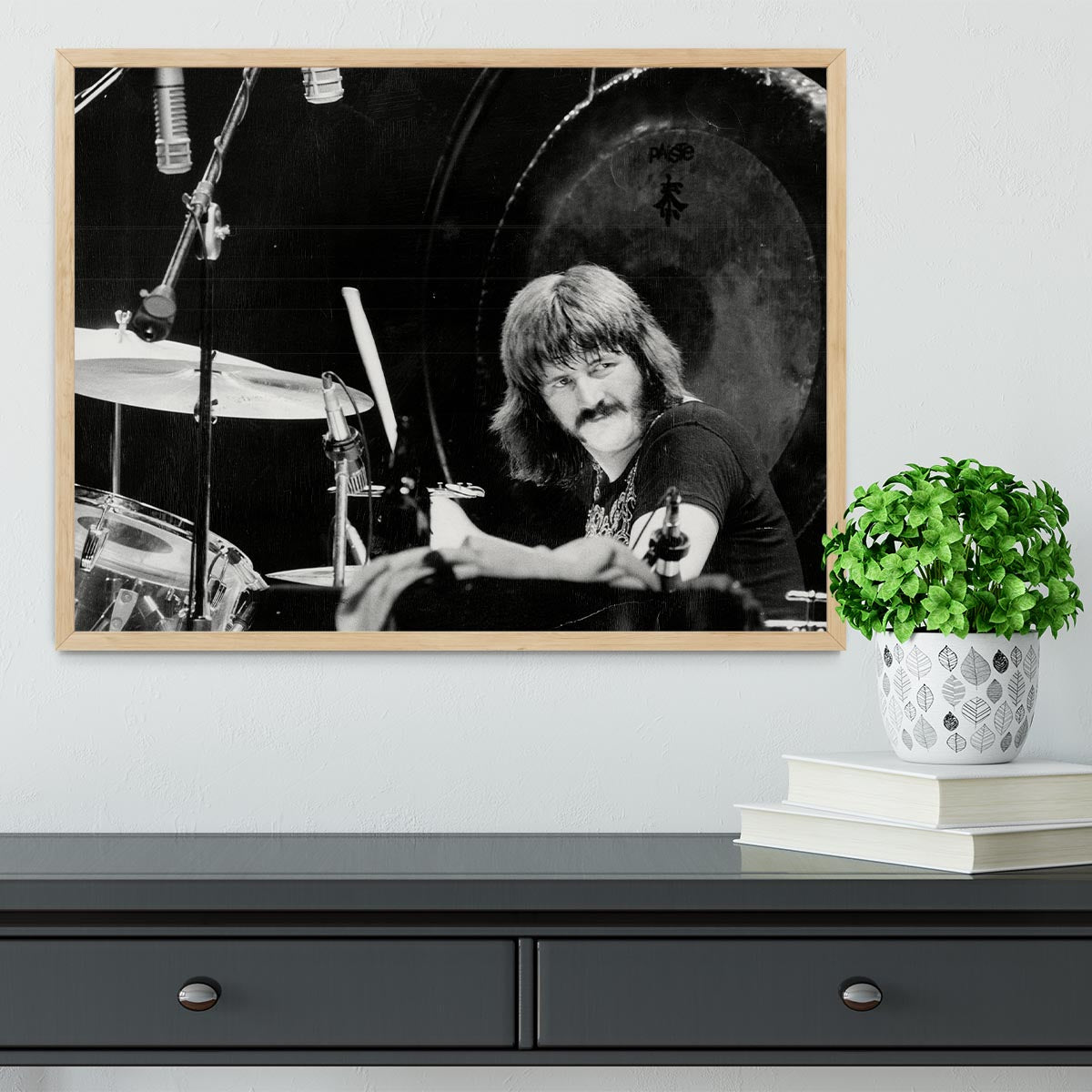 John Bonham Led Zeppelin Framed Print - Canvas Art Rocks - 4