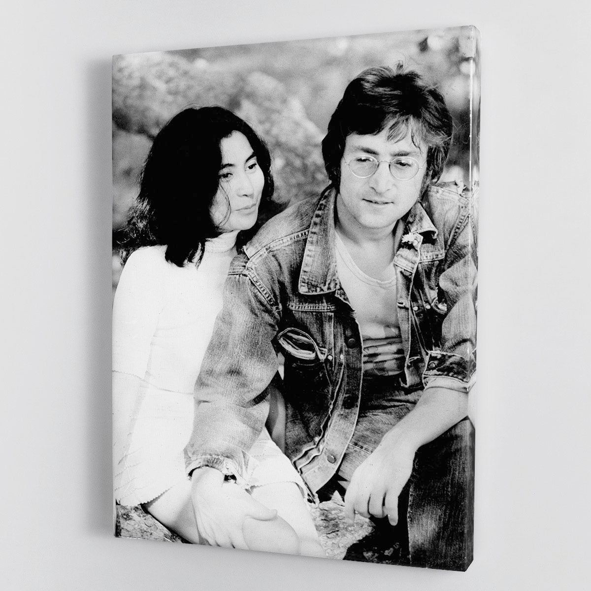 John Lennon and Yoko Ono Canvas Print or Poster - Canvas Art Rocks - 1