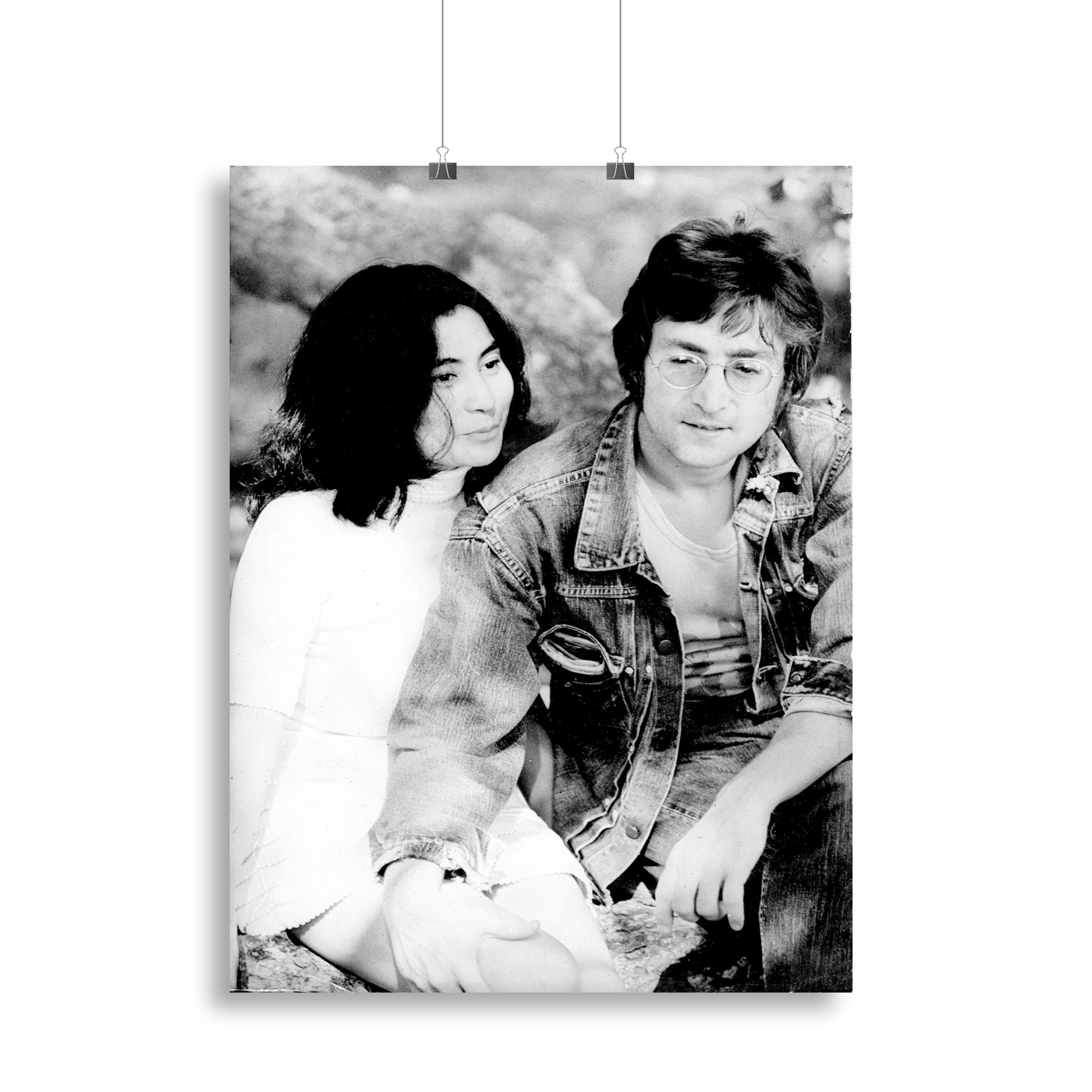John Lennon and Yoko Ono Canvas Print or Poster - Canvas Art Rocks - 2