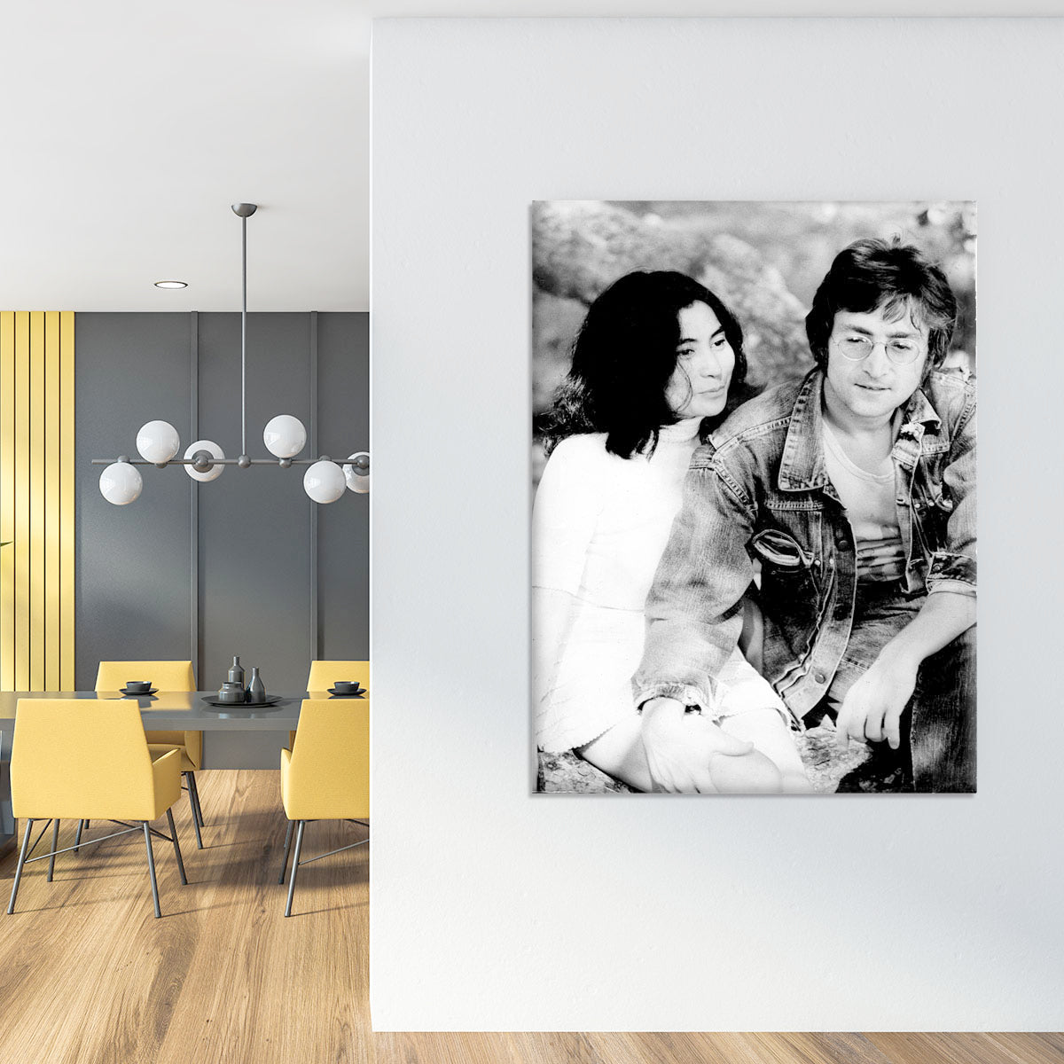 John Lennon and Yoko Ono Canvas Print or Poster - Canvas Art Rocks - 4