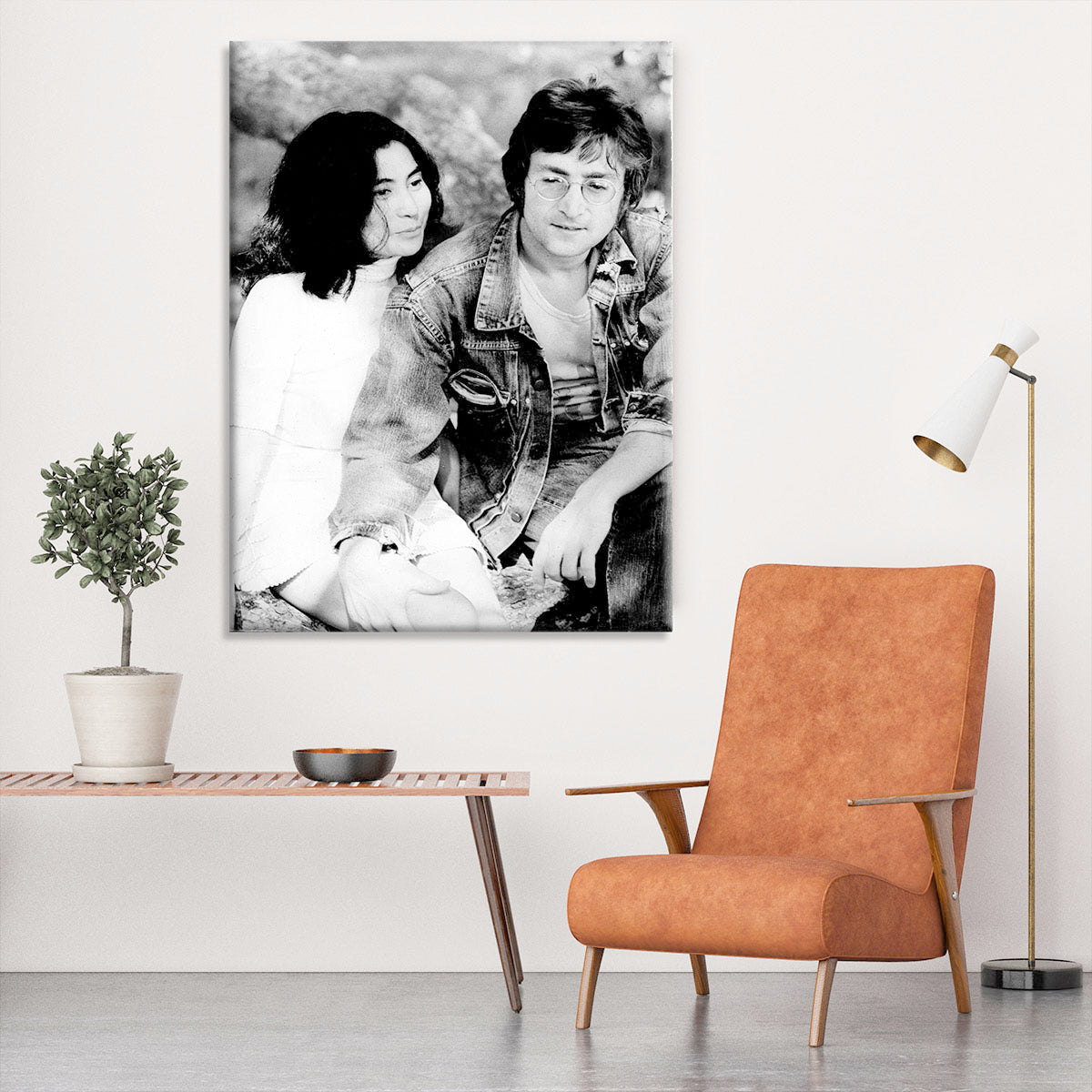 John Lennon and Yoko Ono Canvas Print or Poster - Canvas Art Rocks - 6