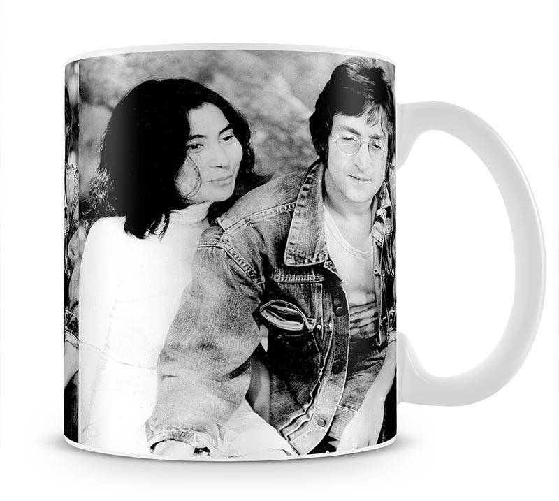 John Lennon and Yoko Ono Mug - Canvas Art Rocks - 1