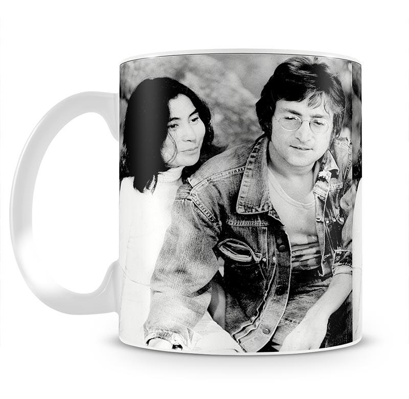 John Lennon and Yoko Ono Mug - Canvas Art Rocks - 2
