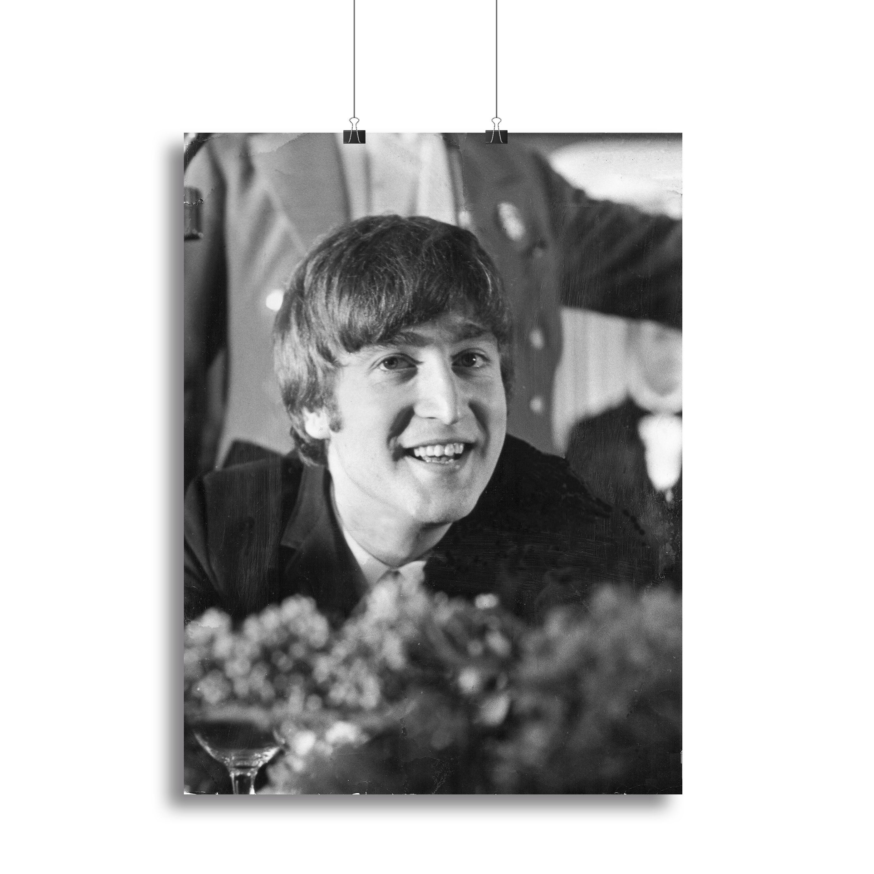 John Lennon at Foyles literary luncheon Canvas Print or Poster - Canvas Art Rocks - 2