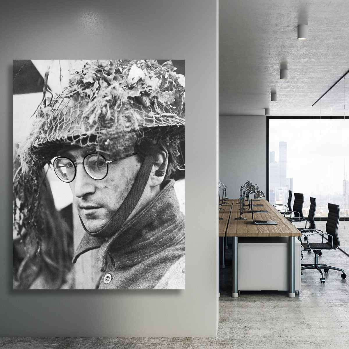 John Lennon filming How I won the War Canvas Print or Poster - Canvas Art Rocks - 3