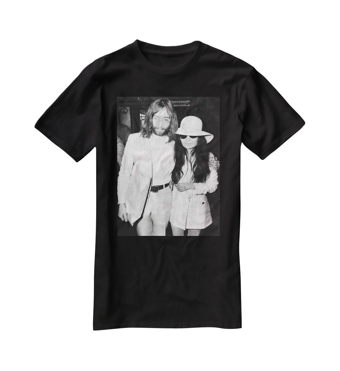 John and Yoko T-Shirt - Canvas Art Rocks - 1