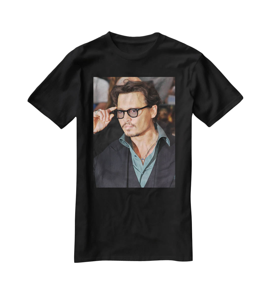 Johnny Depp T-Shirt - Canvas Art Rocks - 1