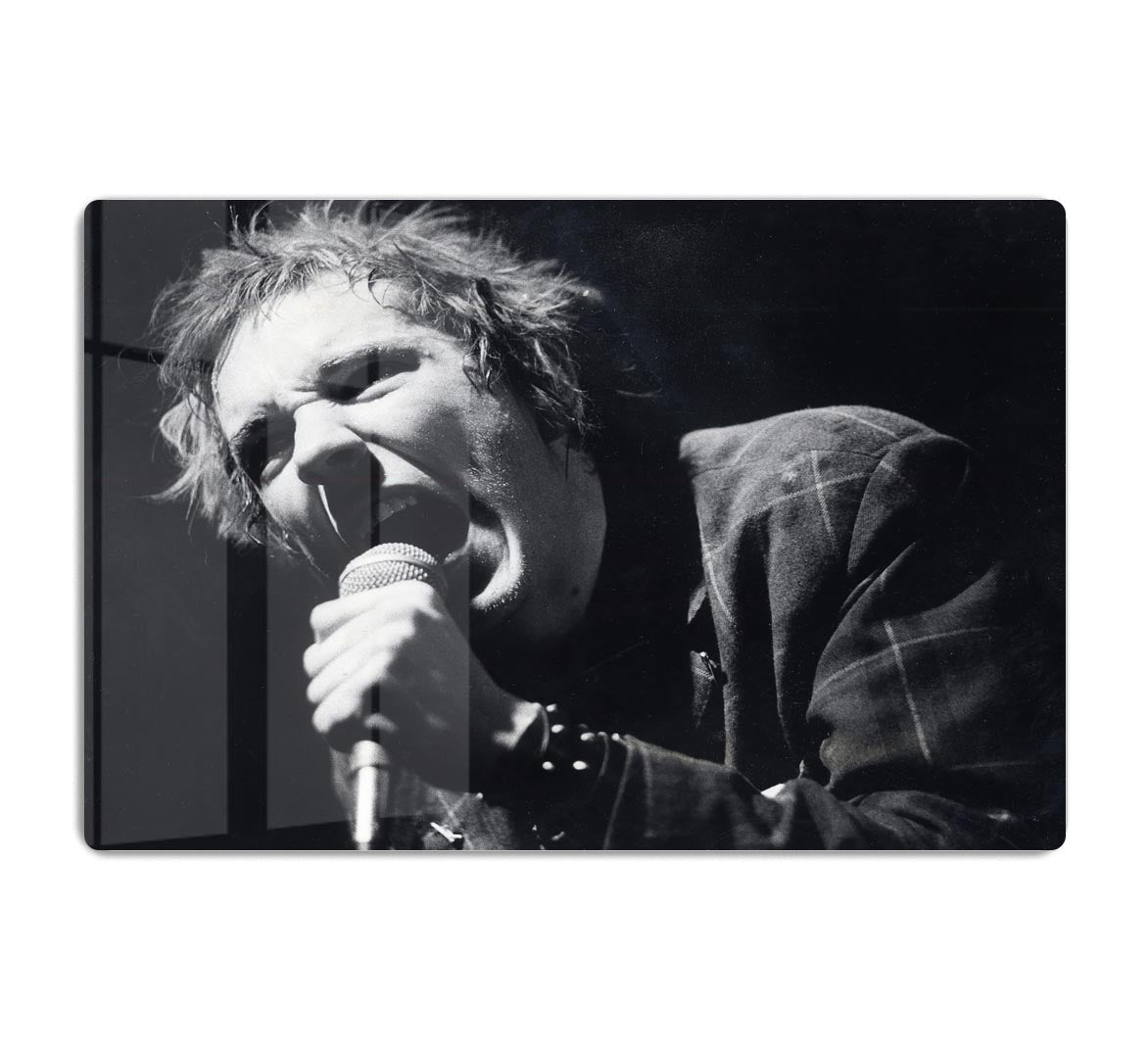 Johnny Rotten sings HD Metal Print