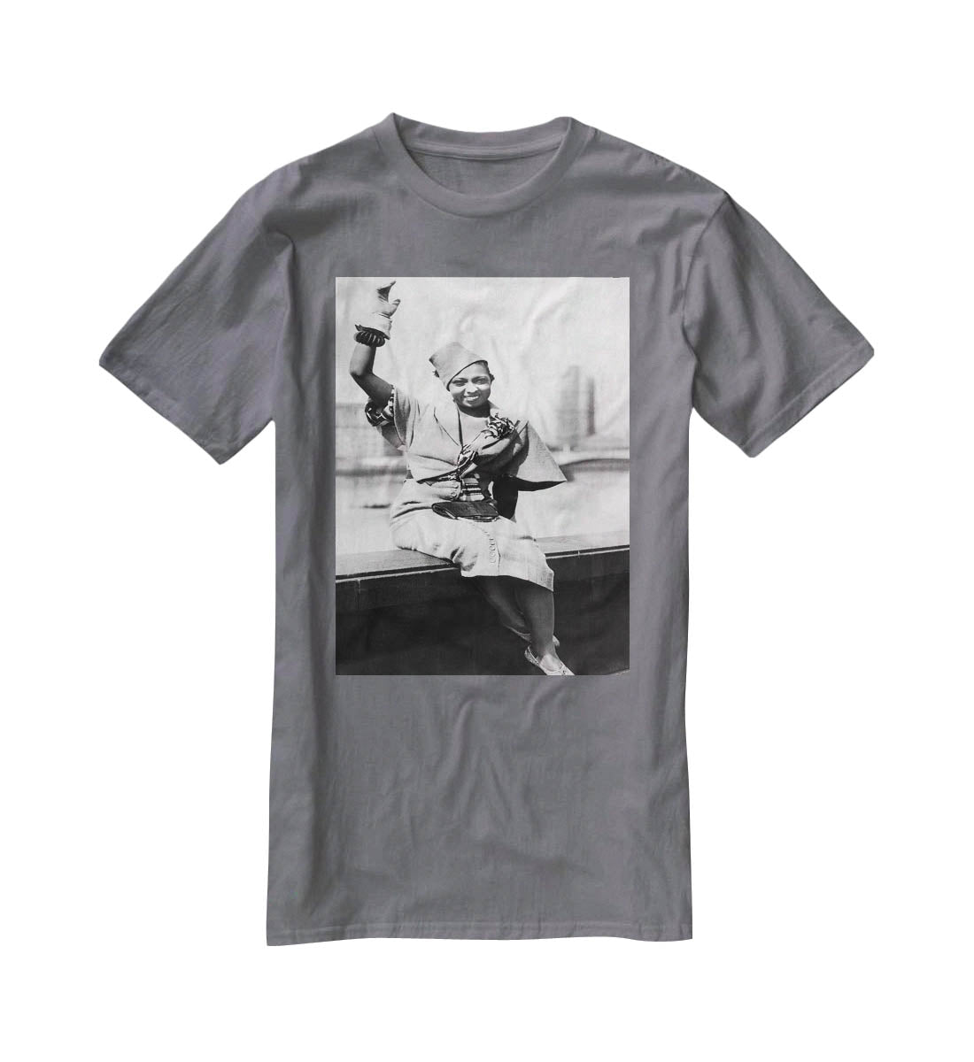 Josephine Baker in 1933 T-Shirt - Canvas Art Rocks - 3