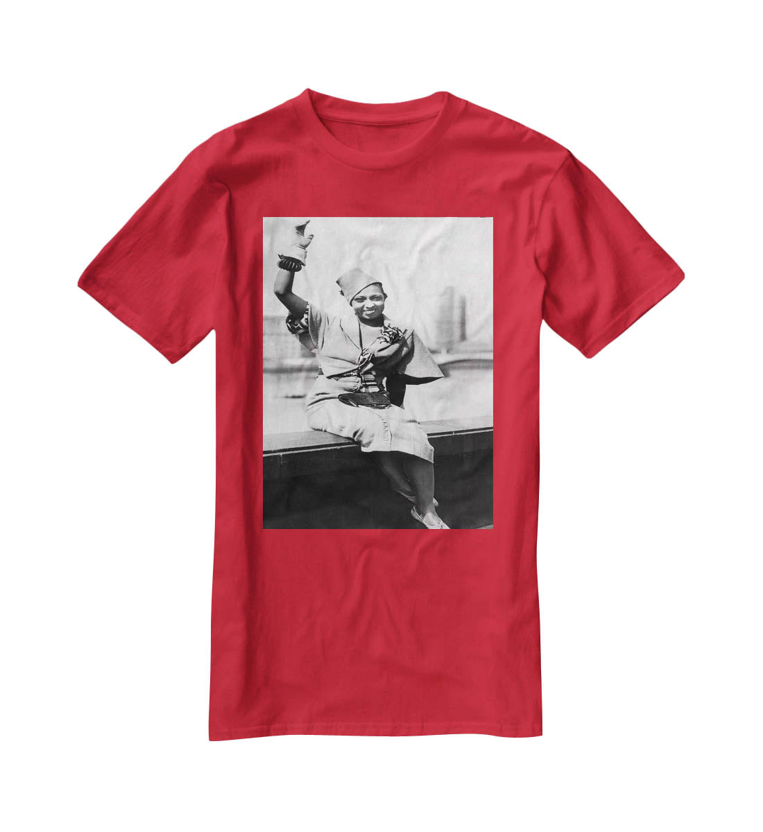 Josephine Baker in 1933 T-Shirt - Canvas Art Rocks - 4