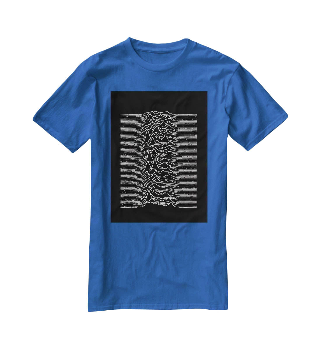 Joy Division T-Shirt Unknown Pleasures Album Back Print Officiel Homme - Coton Doux