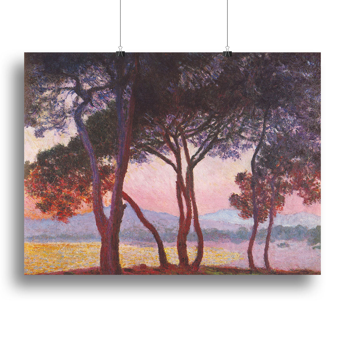 Juan les Pins by Monet Canvas Print or Poster - Canvas Art Rocks - 2