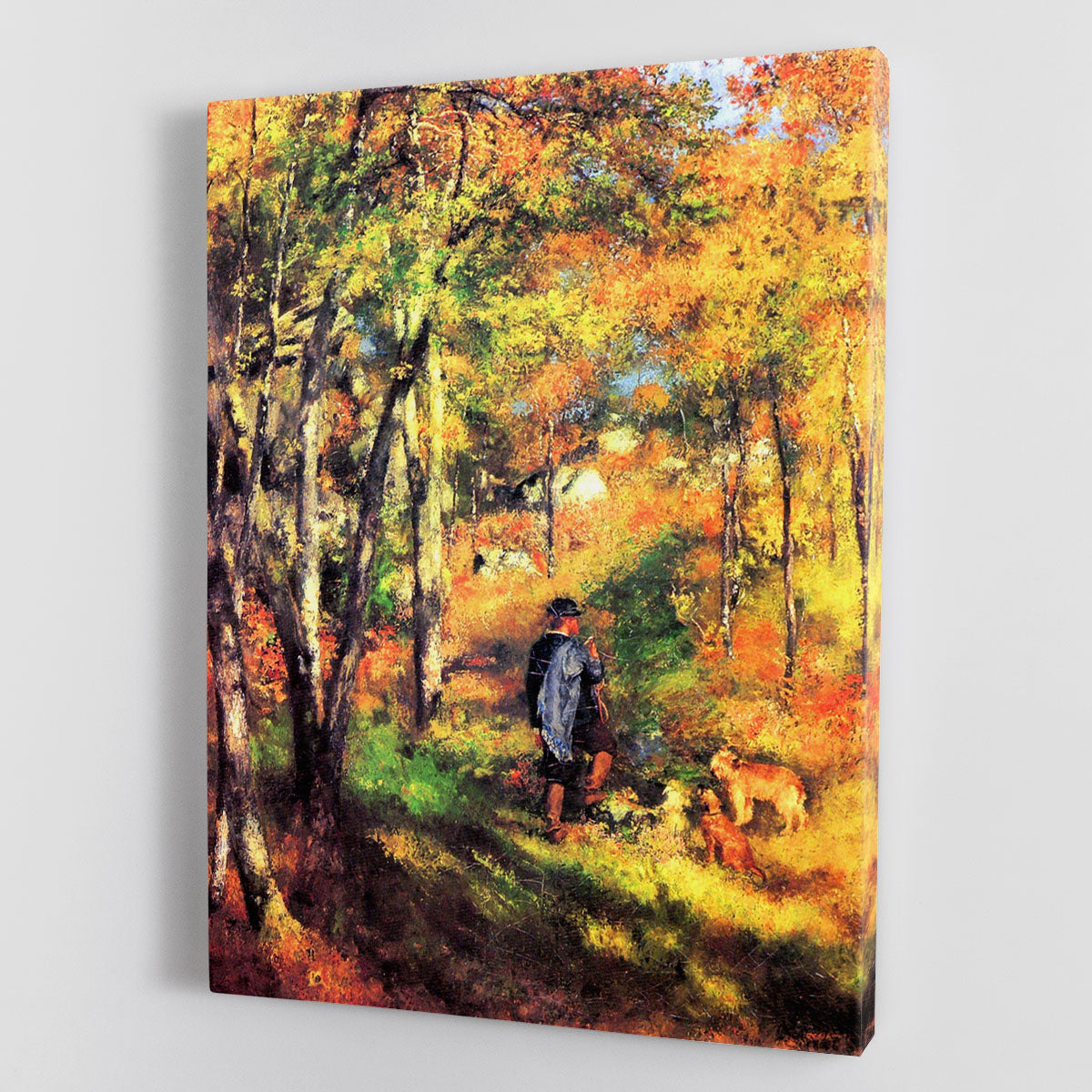 Jules le Coeur and his dogs by Renoir Canvas Print or Poster - Canvas Art Rocks - 1