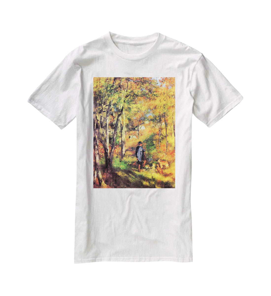 Jules le Coeur and his dogs by Renoir T-Shirt - Canvas Art Rocks - 5