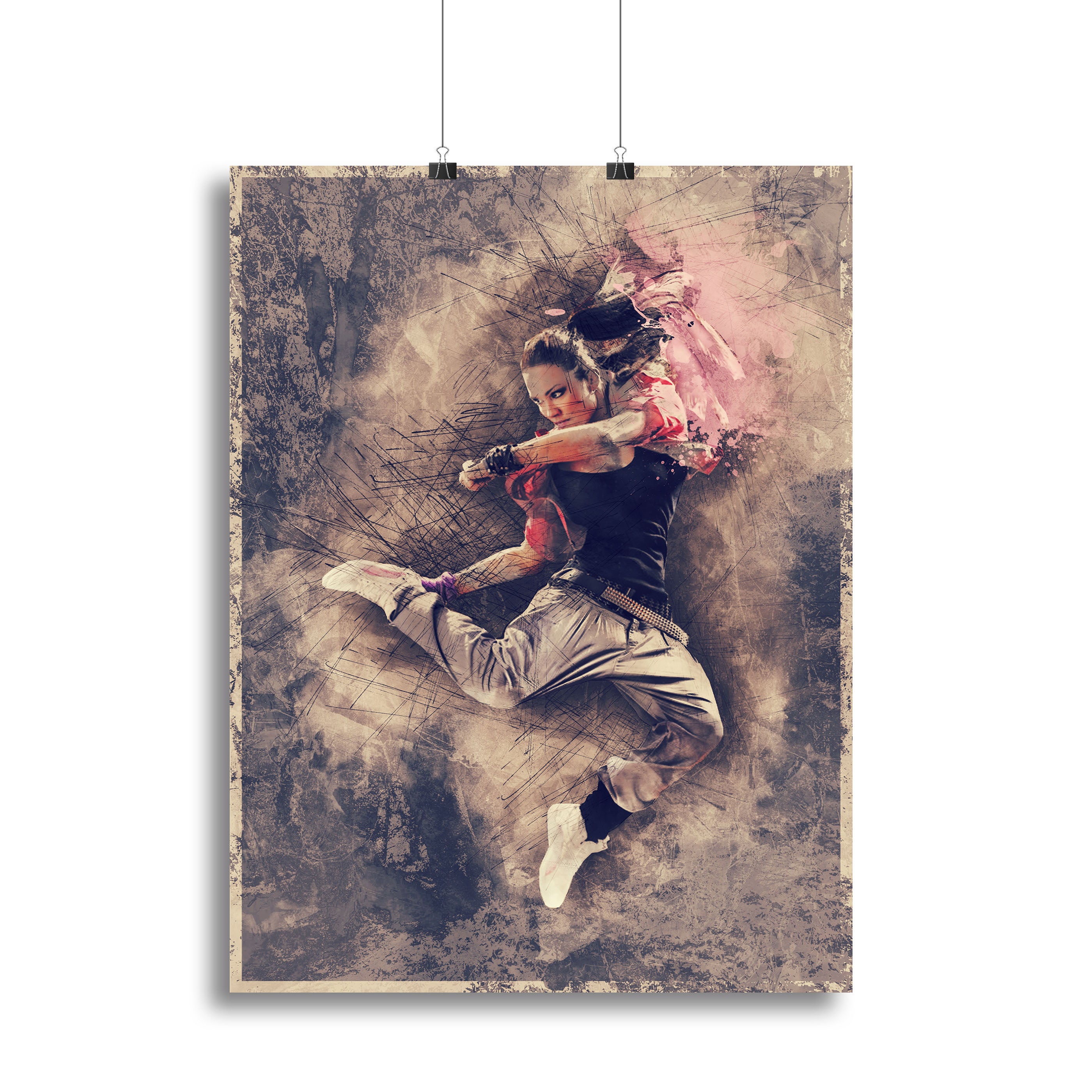 Jump Painting Canvas Print or Poster - Canvas Art Rocks - 2