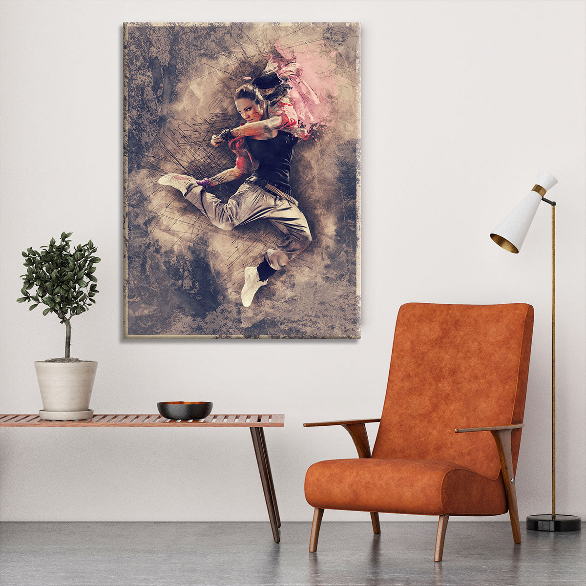 Jump Painting Canvas Print or Poster - Canvas Art Rocks - 6