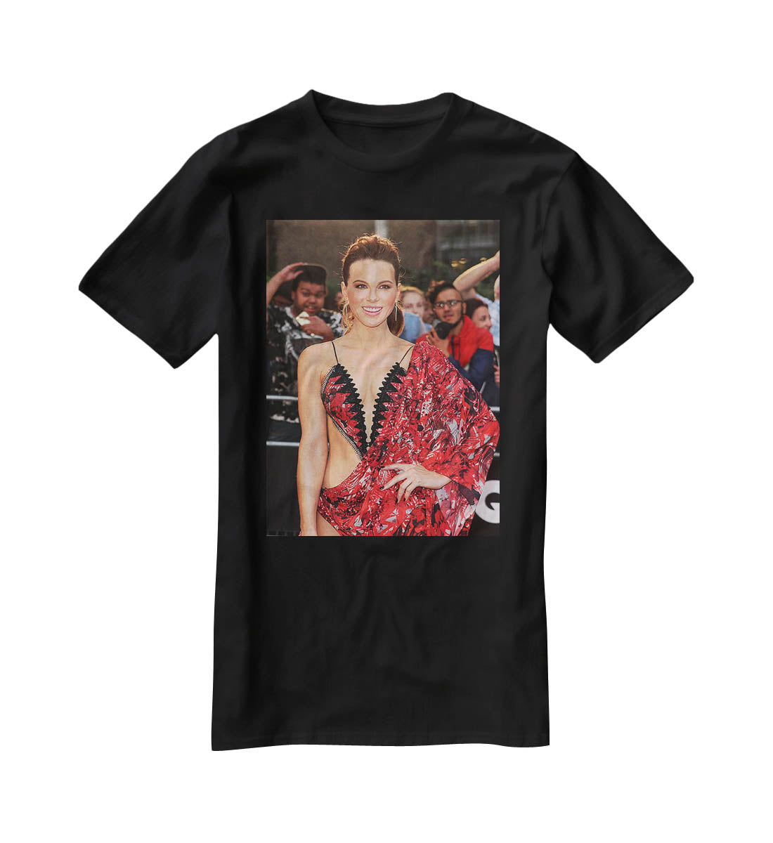 Kate Beckinsale T-Shirt - Canvas Art Rocks - 1