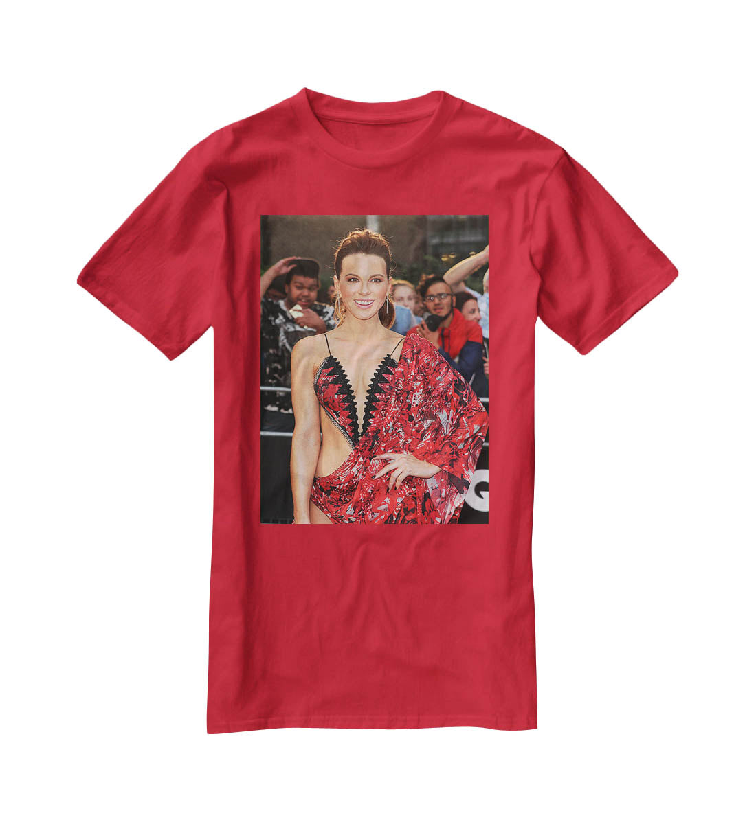 Kate Beckinsale T-Shirt - Canvas Art Rocks - 4