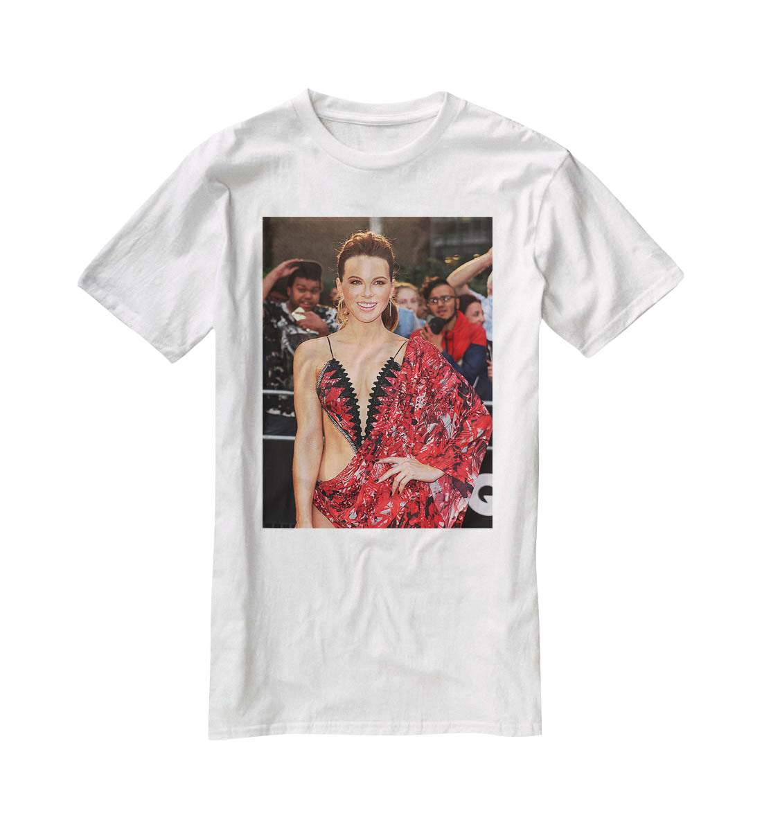 Kate Beckinsale T-Shirt - Canvas Art Rocks - 5