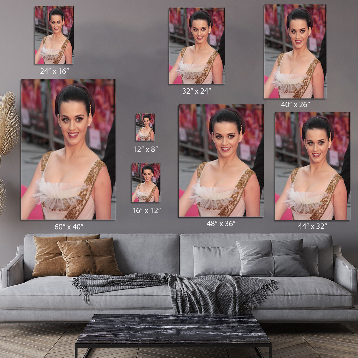 Katy Perry at awards Canvas Print or Poster - Canvas Art Rocks - 7