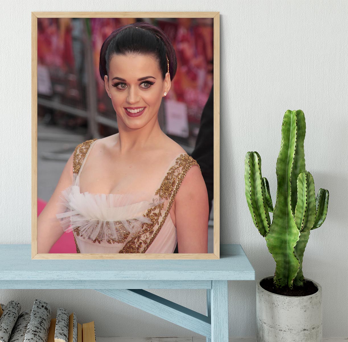 Katy Perry at awards Framed Print - Canvas Art Rocks - 4