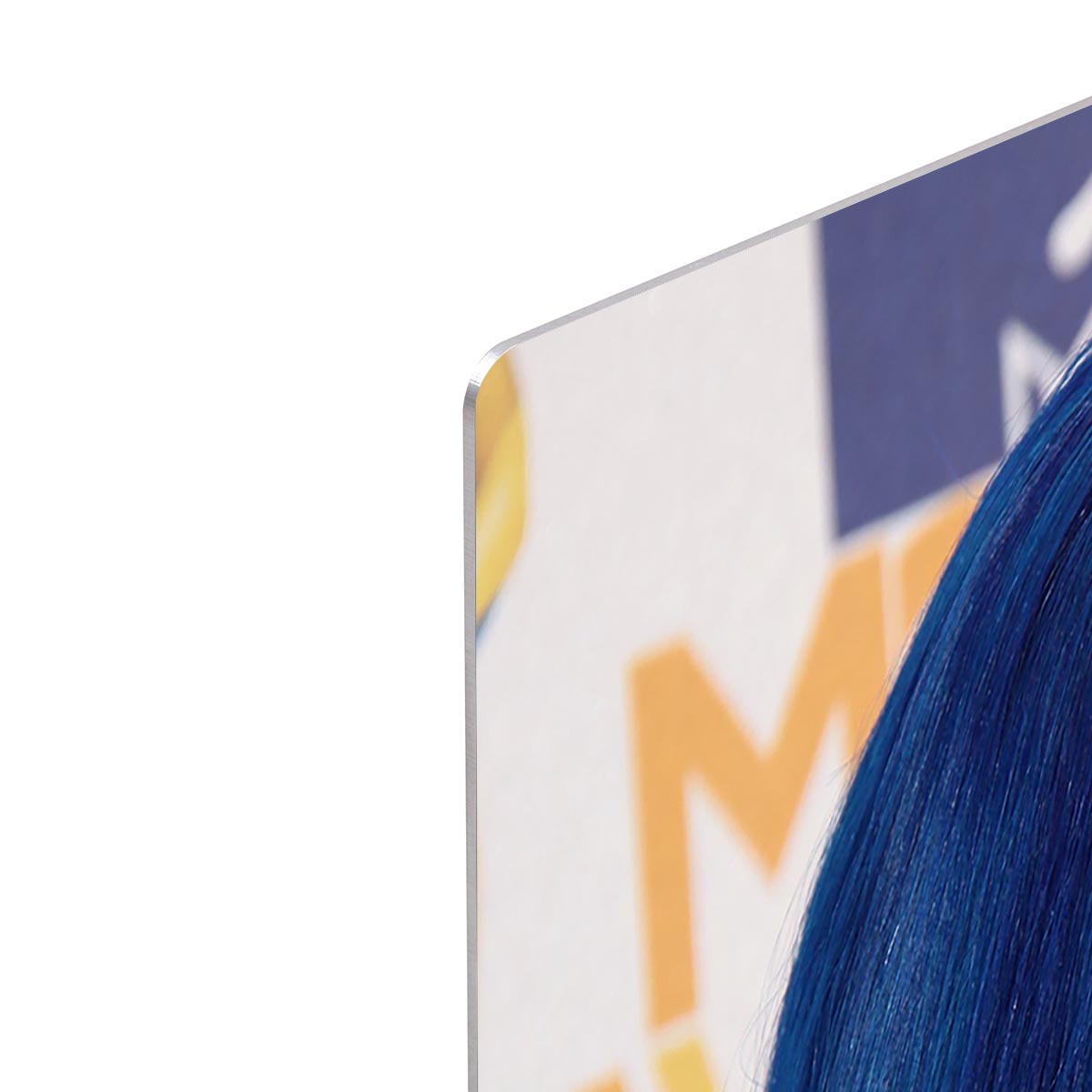 Katy Perry in blue HD Metal Print