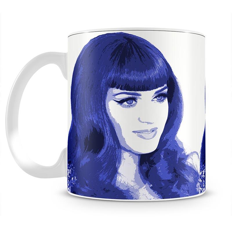 Katy Perry in blue pop art Mug - Canvas Art Rocks - 2