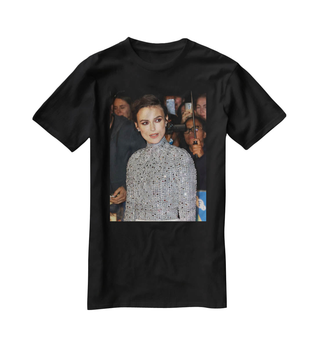 Keira Knightley T-Shirt - Canvas Art Rocks - 1
