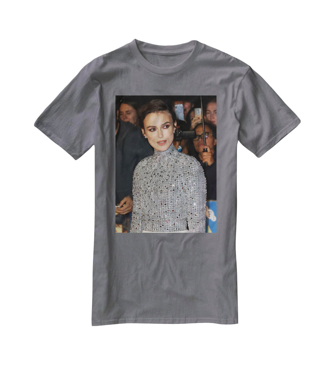 Keira Knightley T-Shirt - Canvas Art Rocks - 3
