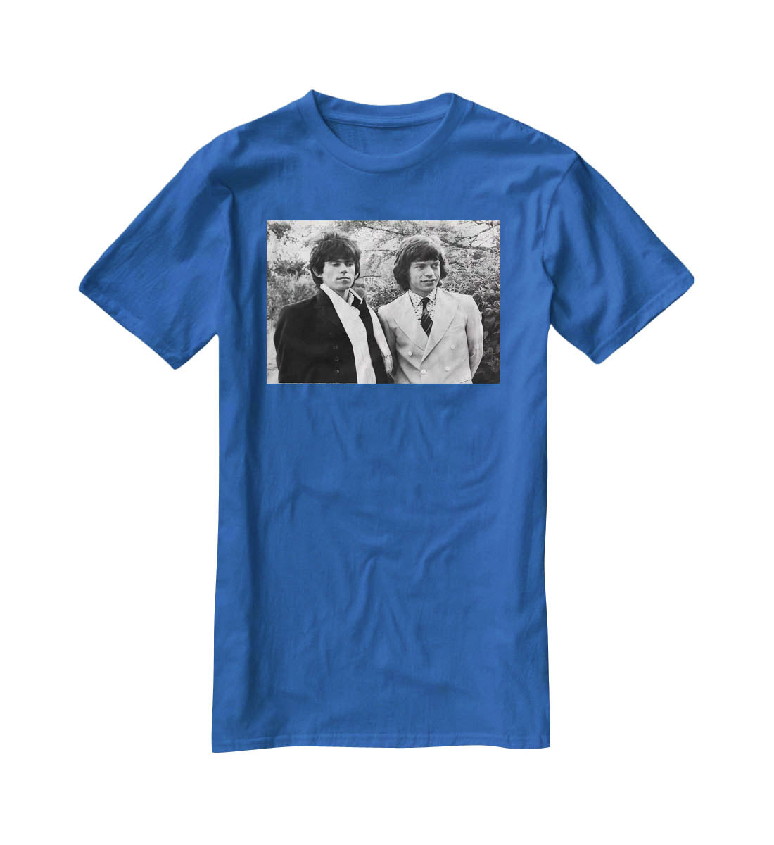 Keith Richards and Mick Jagger T-Shirt - Canvas Art Rocks - 2