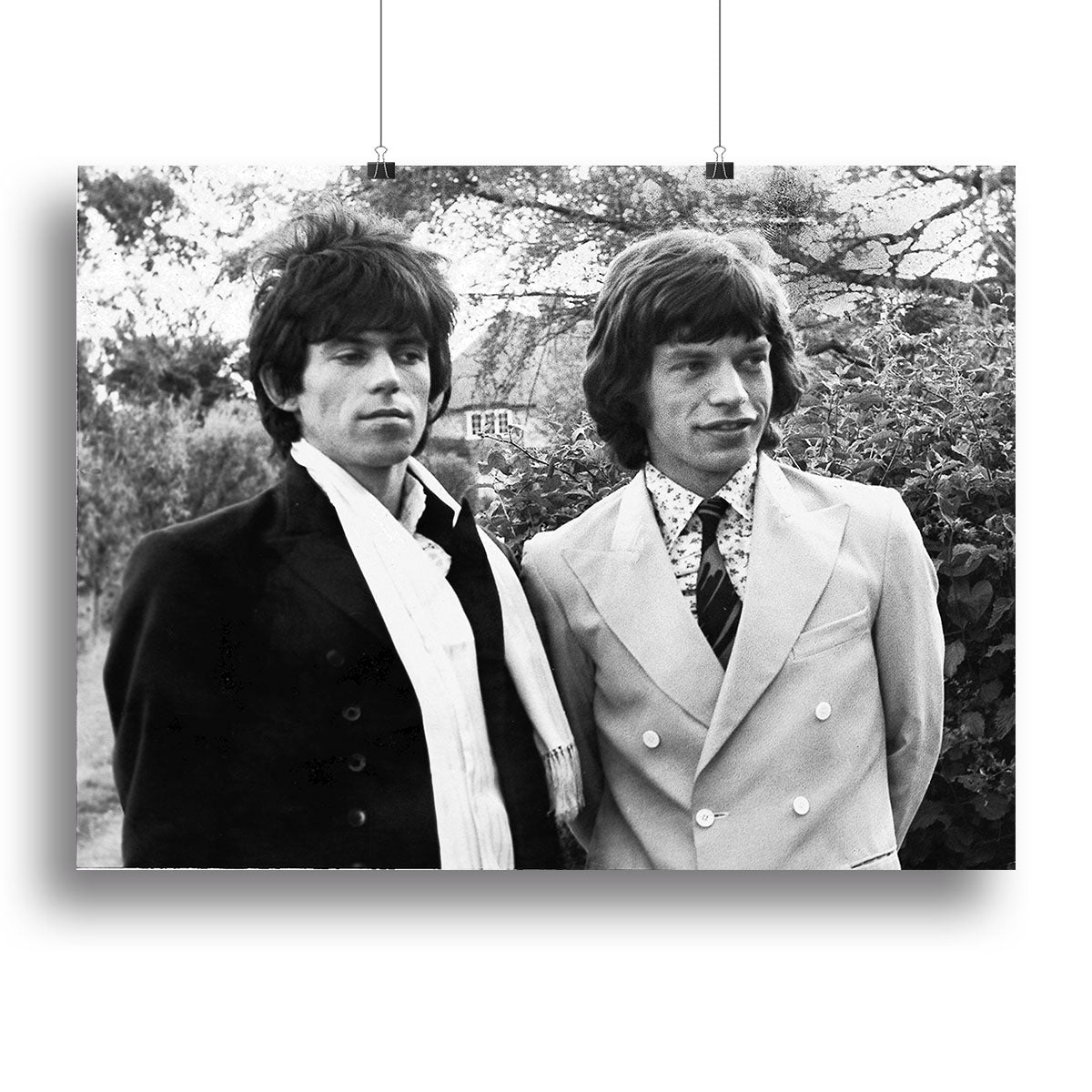 Keith Richards and Mick Jagger Canvas Print or Poster - Canvas Art Rocks - 2