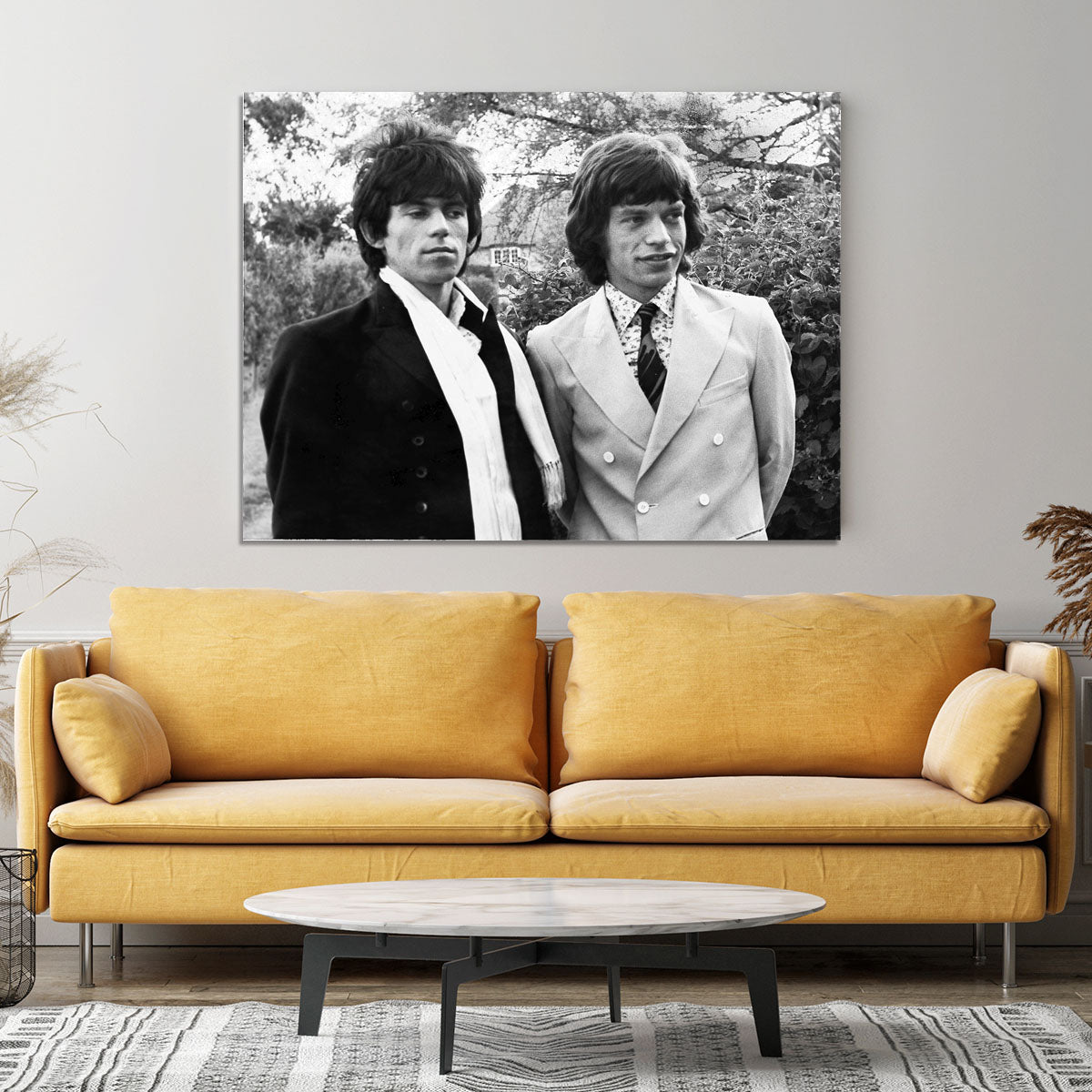 Keith Richards and Mick Jagger Canvas Print or Poster - Canvas Art Rocks - 4