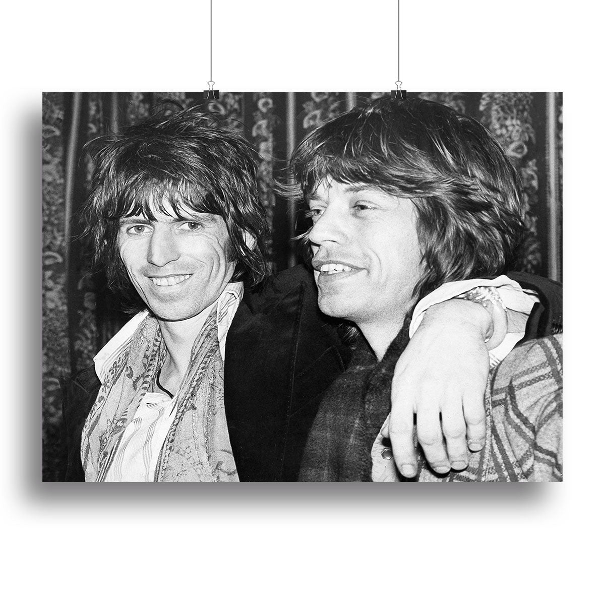 Keith Richards and Mick Jagger celebrate Canvas Print or Poster - Canvas Art Rocks - 2