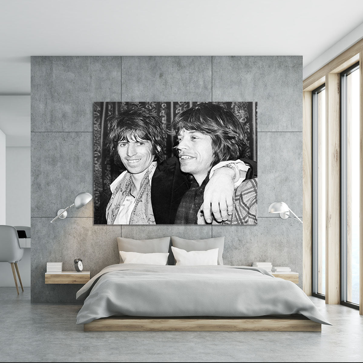 Keith Richards and Mick Jagger celebrate Canvas Print or Poster - Canvas Art Rocks - 5