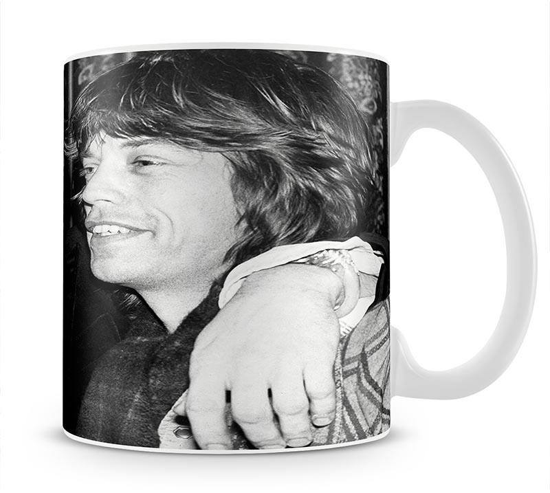 Keith Richards and Mick Jagger celebrate Mug - Canvas Art Rocks - 1